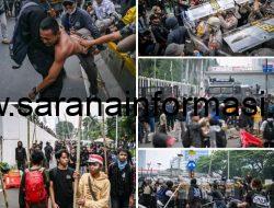 Gas Air Mata Warnai Aksi Demo di Depan DPR, Mahasiswa: “Pak, yang ditembak harus anggota DPR, bukan kami!”
