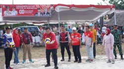 Sambut HUT Ke 80 RI, Pemkab Banyuasin KONI Gelar Turnamen Bola Voli 