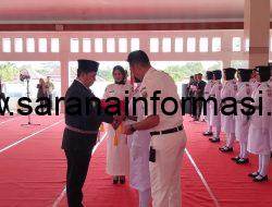 Bupati Banyuasin Kukuhkan Paskibraka Kabupaten Banyuasin HUT RI Ke 80, Tahun 2025