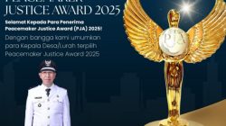 Kades Tebat Agung Rambang Niru Penerima Peacemaker Justice Award 2025 Tingkat Provinsi Lanjut Tingkat Nasional 