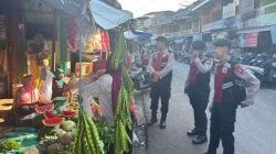 Patroli Perintis Presisi Sat Samapta Polres PALI Jaga Keamanan Pasar Induk