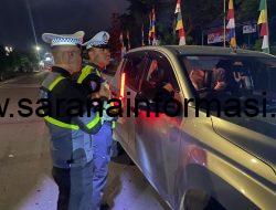 Tingkatkan Keamanan Masyarakat, Personil Polres PALI Gelar Razia Terpadu