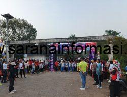 Monitoring Pengamanan Jalan Santai HUT RI ke-80 Di Betung Berjalan Lancar