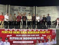 Pentas Seni Dan Hiburan Rakyat Meriahkan HUT RI Ke 80 Banyuasin III