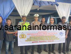PJS Sibolga–Tapteng dan Polres Tapteng Tebar Semangat Merah Putih Sambut HUT ke-80 RI