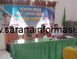 Salurkan BLT Pesan Syahabudin Gunakanlah Untuk Kebutuhan Yang Mendesak
