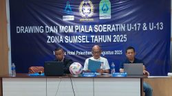 Syahril Musa Tekankan Disiplin & Fair Play di Piala Soeratin U-17 dan U-13 Zona Sumsel