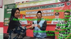 Pemdes Lubuk Saung Salurkan insentif Dan Pemberian Makanan Tambahan Ibu Hamil, Anak 