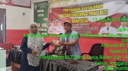 Sebanyak 32 KPM Pemdes Lubuk Saung Salurkan BLT 