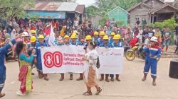 Pawai Karnaval HUT RI Di Desa Benakat Minyak Berlangsung Meriah