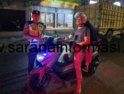 Polsek Talang Ubi Gelar Patroli. Cegah Gangguan Kamtibmas di Malam Minggu