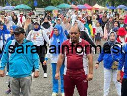 Polres PALI Kawal Ketat Jalan Santai HUT ke-27 PAN, Ribuan Warga Nikmati Kegiatan dengan Aman dan Kondusif