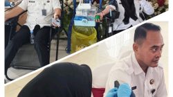 Lapas Kelas IIA Banyuasin Gelar Donor Darah Pemeriksaan Kesehatan Bersama RSUD