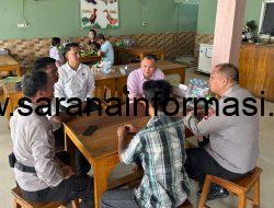 Polsek Talang Ubi Sambangi Tokoh Masyarakat, Imbau Warga Jaga Kondusifitas
