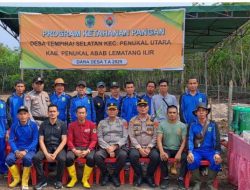 Polres PALI Tanam Jagung di Tempirai Selatan Dukung Ketahanan Pangan