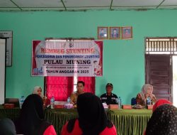 Pulau Muning Tahun 2025 Rembug pencegahan Penanganan Stunting 