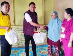 Polsek Talang Ubi Salurkan Tali Asih untuk Korban Kebakaran