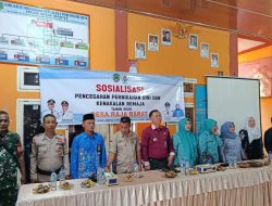 Camat Tanah Abang Buka Sosialisasi Pencegahan Pernikahan Dini dan Kenakalan Remaja di Desa Raja Barat