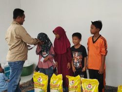 Bantuan Sosial UD Merpati Tersalurkan Di Sambut Warga Dan Sebagian Dor Tudor 