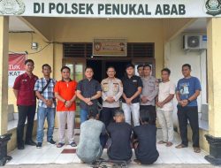 Polsek Penukal Abab Tangkap Tiga Pelaku Pencurian Pipa PT PHE