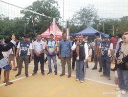 Wakil Bupati Muara Enim Apresiasi Turnamen Voli Kades Cup Lubuk Raman, PT. TeL Jadi Pemicu Gerak Perekonomian