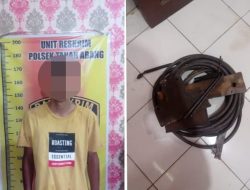 Polisi Tangkap Pelaku Pencurian Besi di Tanah Abang, Barang Bukti Diamankan