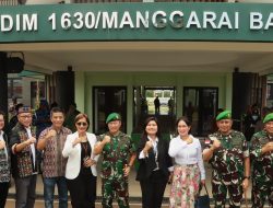 Sinergitas TNI-Polri, Kapolres Mabar Hadiri Peresmian Kodim 1630/Manggarai Barat