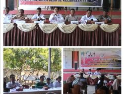 Rapat Koordinasi Kecamatan Sembawa Bersama Unsur Pemerintahan Desa 
