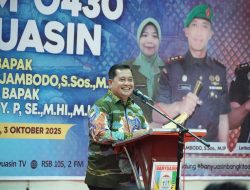 Pisah Sambut Pimpinan Kodim 0430/Banyuasin, Pemkab Banyuasin Apresiasi Dedikasi Dan Sambut