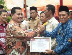 Bupati Banyuasin Launching Pasar Kaget Kecamatan Talang Kelapa