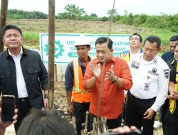 Gubernur, Bupati Banyuasin Lakukan Groundbreaking Pembangunan Duplikat Jembatan Tanah Kering 