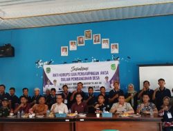 Dinas PMD PALI Tekankan Integritas Aparatur Desa Lewat Sosialisasi Anti Korupsi di Benakat Minyak