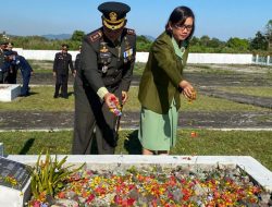 Jelang HUT TNI ke-80, Kodim 1612/Manggarai Gelar Ziarah di TMP Karot