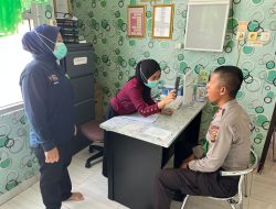 Polres Banyuasin Gelar Pemeriksaan Kesehatan 27 Siswa Latja SPN Betung