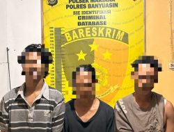 Polsek Mariana Ungkap Pencurian Besi Telekomunikasi, Tiga Tersangka Diamankan