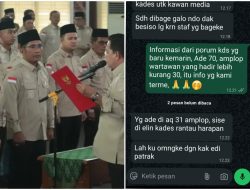Oknum Kades Rantau Bayur Diduga Tilap Dulip Wartawan