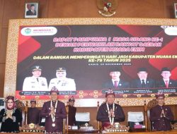 Gubernur Sumatera Selatan Hadirin Paripurna Hut Kabupaten Muara Enim Ke 79