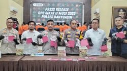 Ops Sikat II Musi 2025 Polres Banyuasin Ungkap Berbagi Kasus, Dan Perss Rilis 