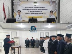 Pemkab PALI Segarkan Struktur Pemerintahan, Bupati dan Wabup Tekankan Etos Pelayanan dan Integritas Aparatur