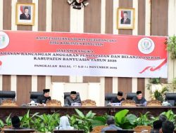 Bupati Askolani Tanggapi Pandangan Umum Fraksi RAPBD 2026, Rapat Paripurna