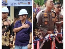 Polres Banyuasin Gelar Peletakan Batu Pertama Di Lanjutkan Peresmian Gedung Propam 