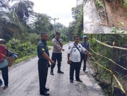 Jalan Longsor Ancam Akses ke Manunggal Jaya