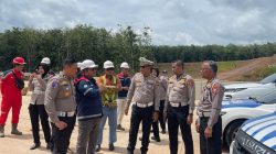 Kasat Lantas Polres Banyuasin Tinjau Jalan Tol Antisipasi Kendala Jelang Operasi Lilin Nataru 2026