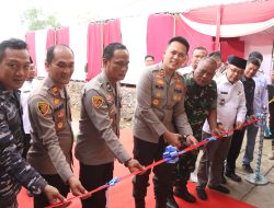 Kapolres Banyuasin Resmikan Rumah Dinas Polsek Sungsang