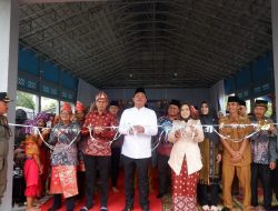 Wakil Bupati PALI Hadiri Sedekah Bedusun Sukaraja, Resmikan Graha Embung