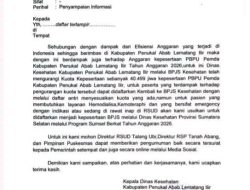 BPJS PALI Dikurangi. Dinkes Tegaskan Ada Solusi dan Layanan Prioritas Tetap Jalan