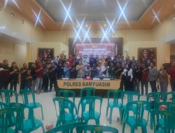 Coffe Morning Polres Bersama LSM, Ormas Dan Wartawan Banyuasin