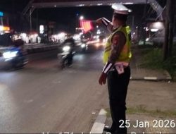 Patroli Subuh Satlantas Polres Banyuasin, Beri Keamanan 