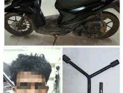 SATRESKRIM POLRES BANYUASIN BERHASIL UNGKAP KASUS PENJAMBRETAN SEPEDA MOTOR