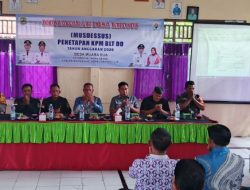 Hasil Musyawarah, Desa Muara Dua Tetapkan 10 KPM BLT DD 2026